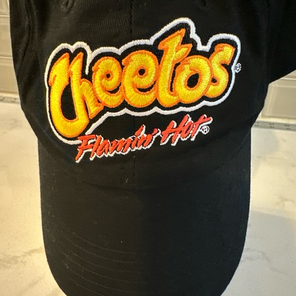 Funko Cheetos Flamin Hot Black Ball Cap Adjustable Embroidered - Picture 2 of 5